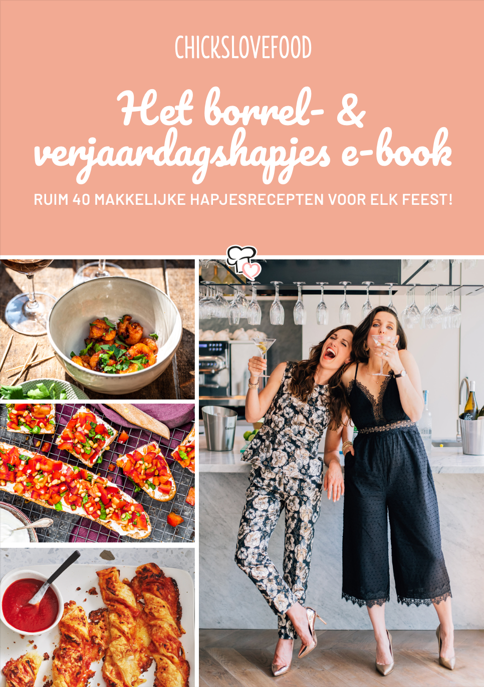 E-BOOK | Borrel- en verjaardagshapjes: 40 makkelijke hapjes voor elk feest!