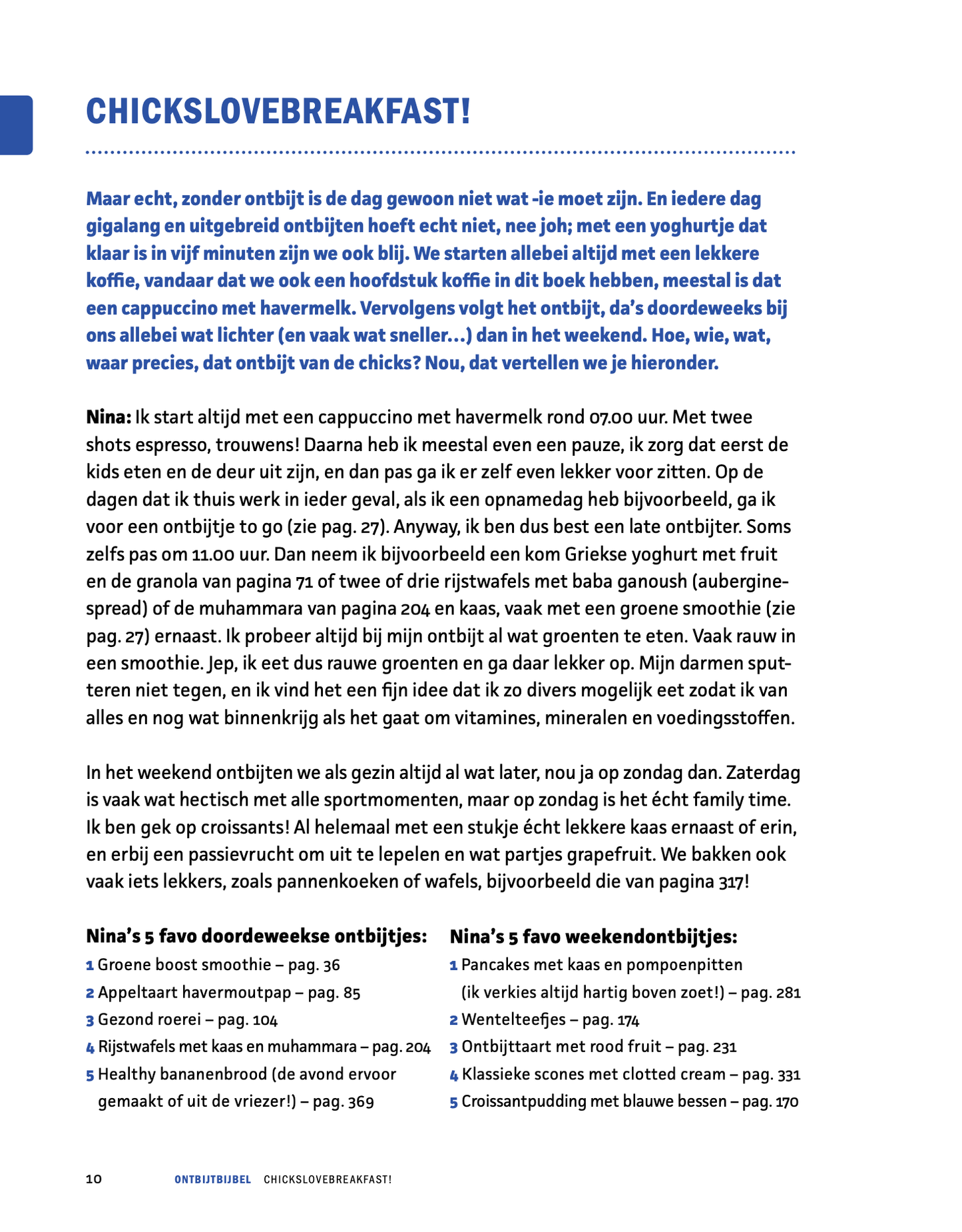 Ontbijtbijbel - kookboek