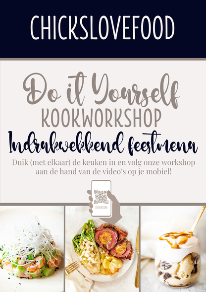 Do it yourself KOOKWORKSHOP - Indrukwekkend feestmenu