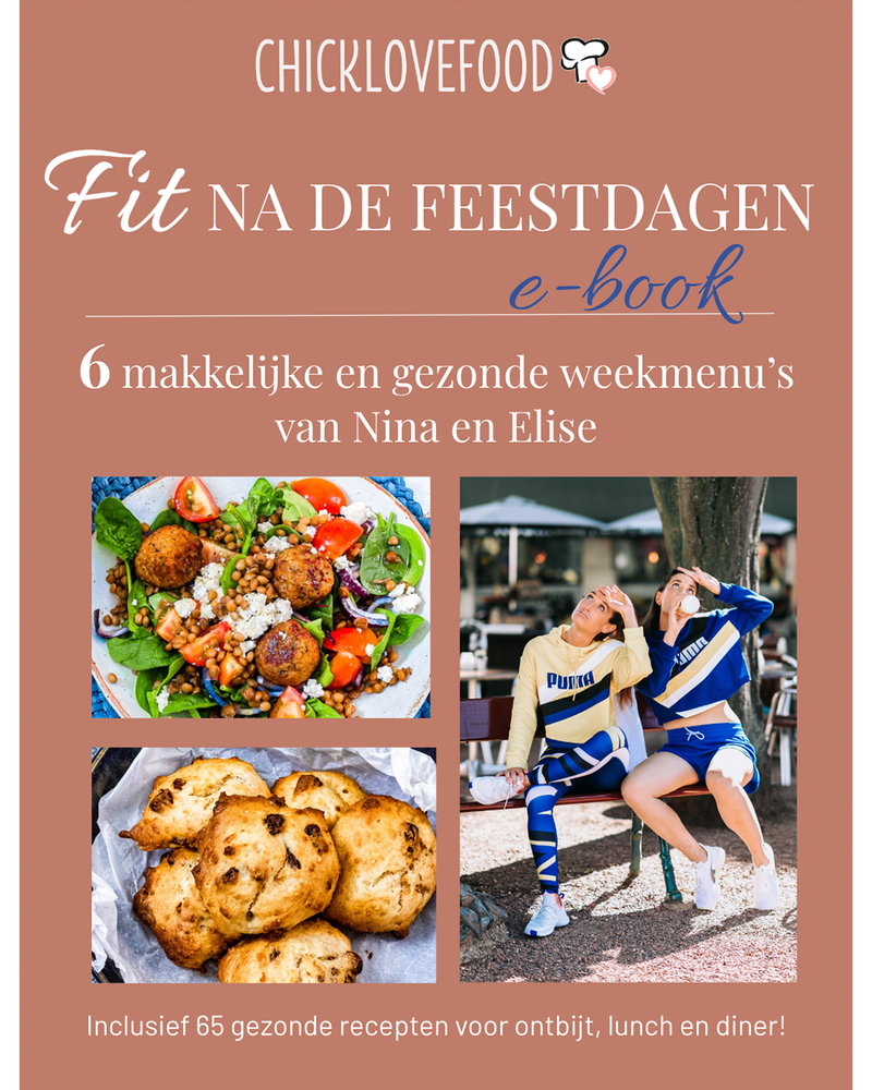 E-BOOK: Fit na de feestdagen - 6 weekmenu's + 65 gezonde recepten