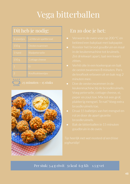 Digitaal kookboek: voor mensen die gezond willen snacken