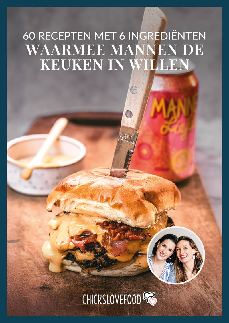 PRE-ORDER Kookboek: 60 recepten met 6 ingrediënten waarmee mannen de keuken in willen