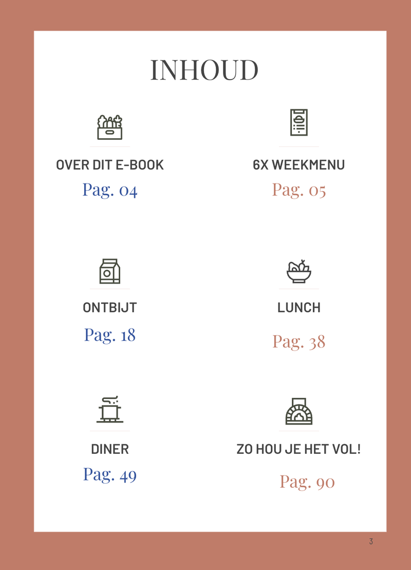 E-BOOK: Fit na de feestdagen - 6 weekmenu's + 65 gezonde recepten