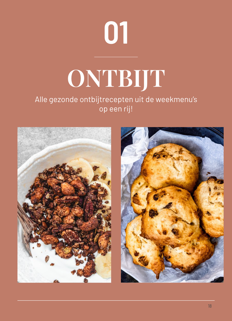 E-BOOK: Fit na de feestdagen - 6 weekmenu's + 65 gezonde recepten