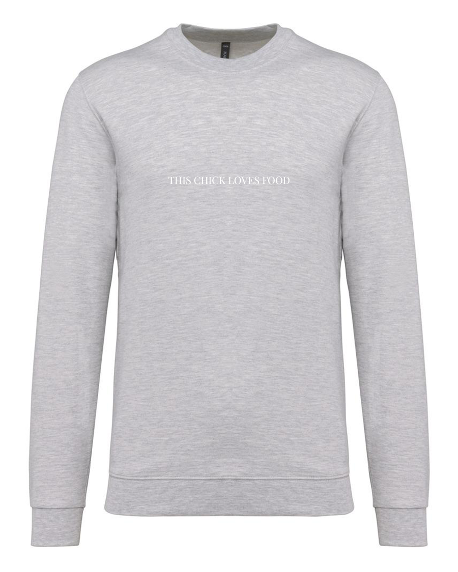 Trui This chick loves food