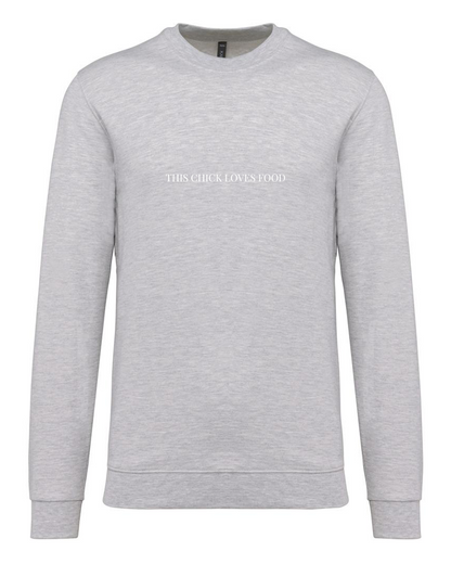 Trui This chick loves food