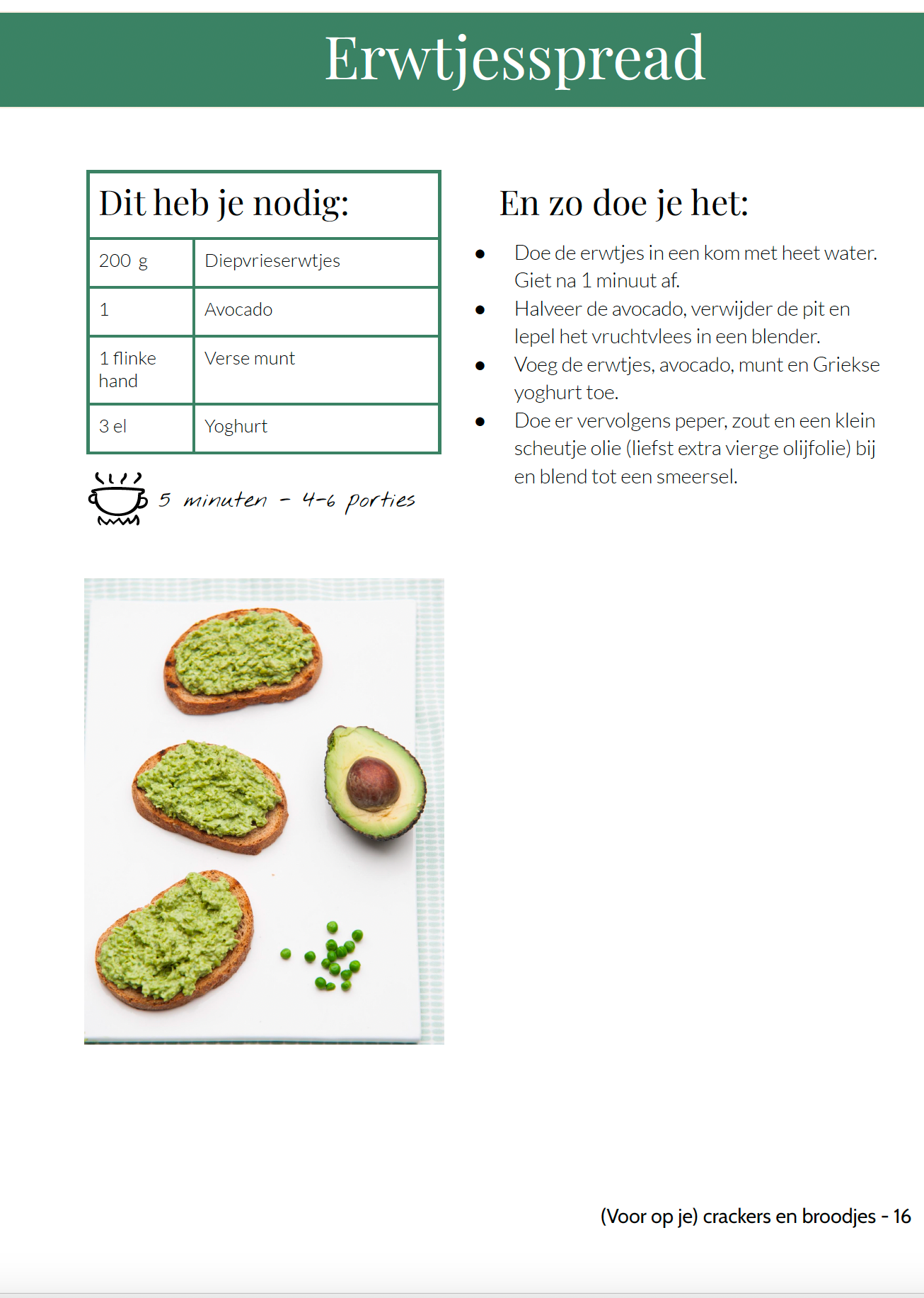 E-BOOK: 50 recepten met 6 ingrediënten voor mensen die minder vlees willen eten