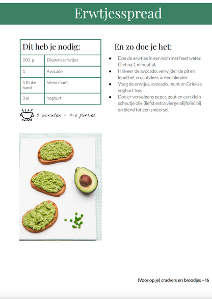 E-BOOK: 50 recepten met 6 ingrediënten voor mensen die minder vlees willen eten