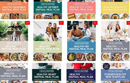 Digitaal healthy meal plan jaarpakket