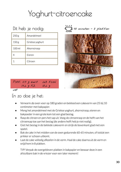 DE GEZONDE ZOMER E-DEAL - méér eiwitten & minder koolhydraten