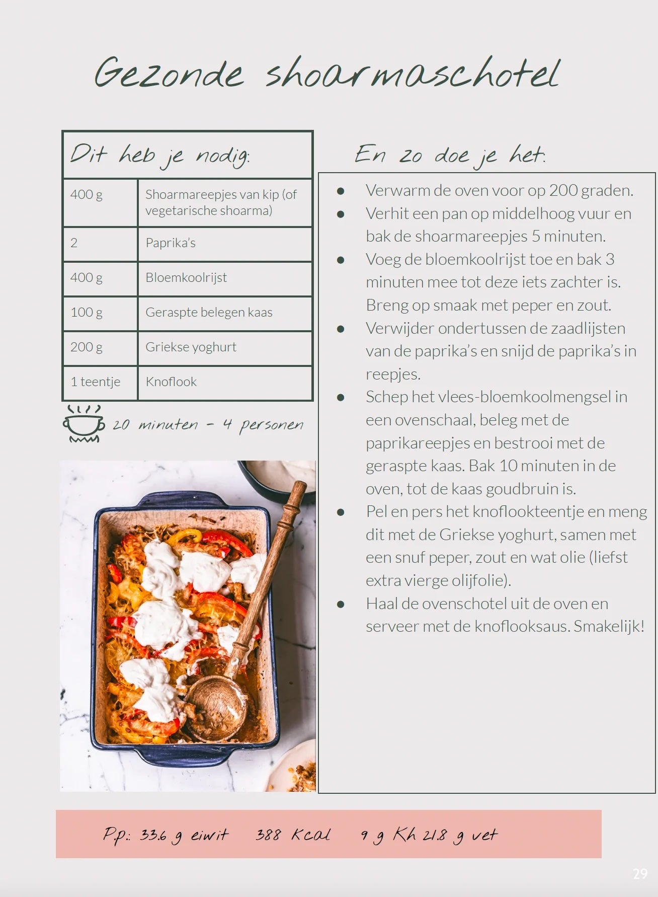 DE GEZONDE ZOMER E-DEAL - méér eiwitten & minder koolhydraten