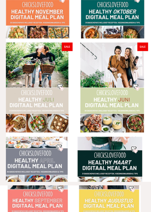 Digitaal healthy meal plan jaarpakket