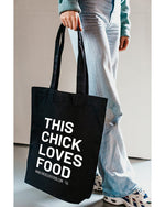 De Chickslovefood-canvas shopper