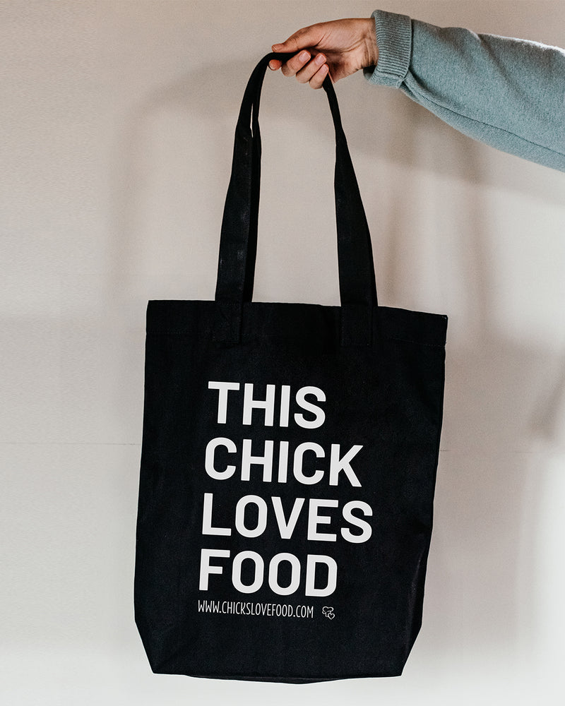 De Chickslovefood-canvas shopper