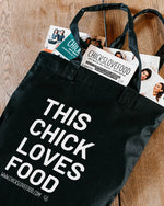 De Chickslovefood-canvas shopper