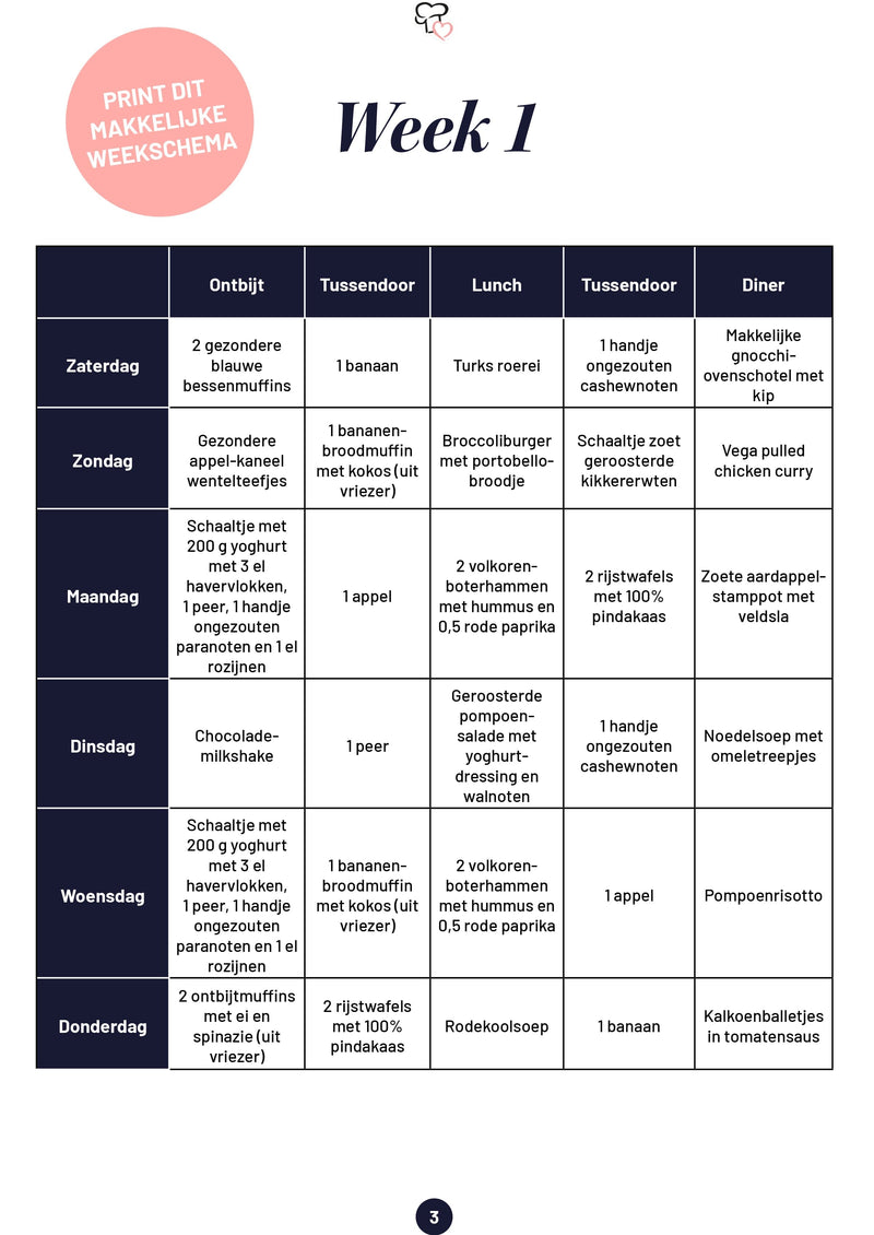 E-BOOK | Healthy oktober digitaal meal plan